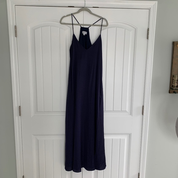Tahari Arthur S. Levine XL Blue Maxi Dress - Picture 1 of 3